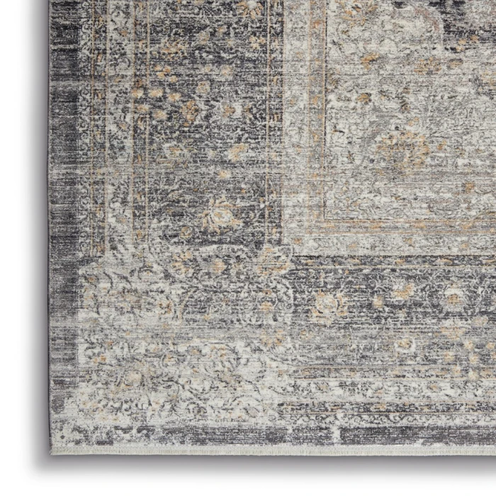 Nourison Starry Nights Area Rug STN05-Charcoal/Creme
