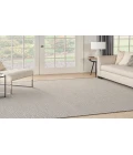 Nourison Courtyard Ivory/Charcoal COU01 6 ft. Square Rug