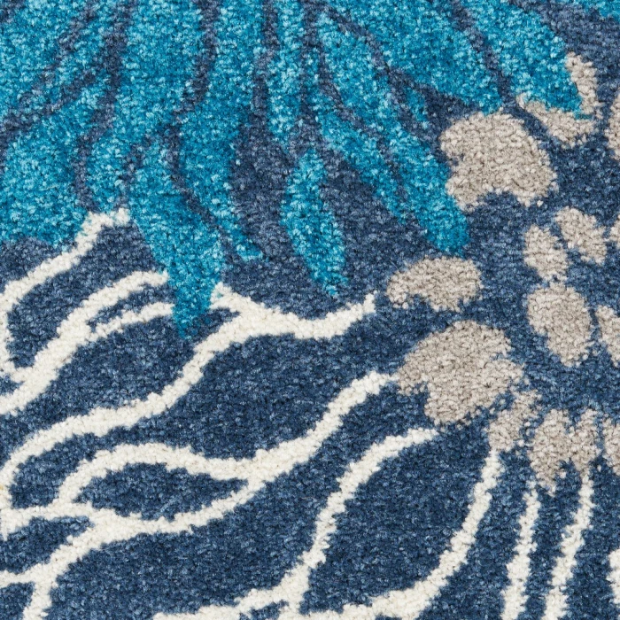 Nourison Passion Round Area Rug PSN17-Blue