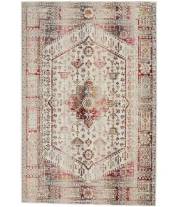 Nourison Home Vintage Kashan VKA08 Ivory Red 5 ft. 3 in. X 7 ft. 10 in. Area Rug