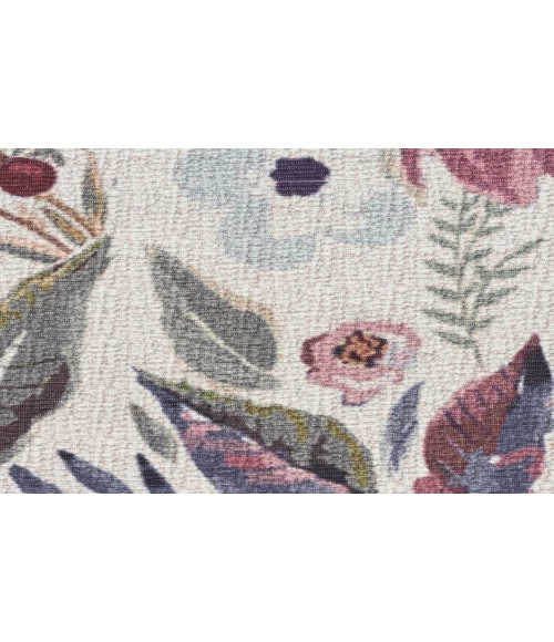 Nourison Nourison Washables Ivory Pink NWB01 2 ft. 2 in. X 8 ft. Rectangle Rug