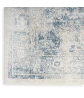 Nourison Astra Machine Washable Area Rug ASW11 Blue/Ivory