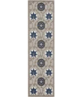 Nourison Aloha Runner Area Rug ALH19-Grey/Blue