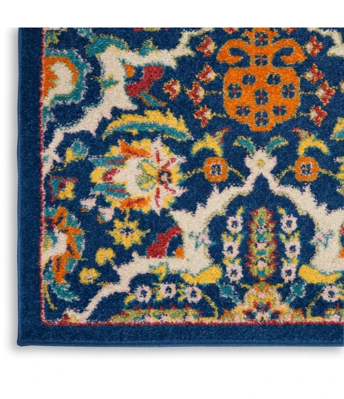 Nourison Allur Area Rug ALR03-Navy Multicolor