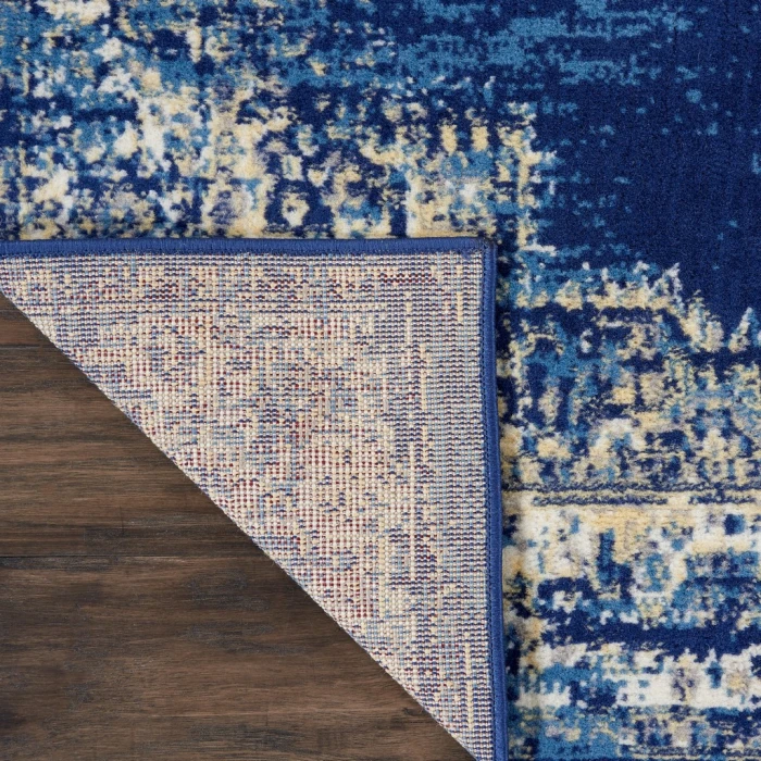 Nourison Grafix Area Rug GRF14-Navy Blue