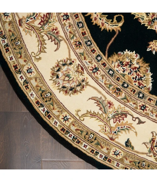 Nourison 2000 Round Area Rug 2022-Black