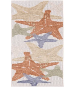 Nourison Home Aloha ALH28 Ivory Multicolor 2 ft. 3 in. X 8 ft. Area Rug