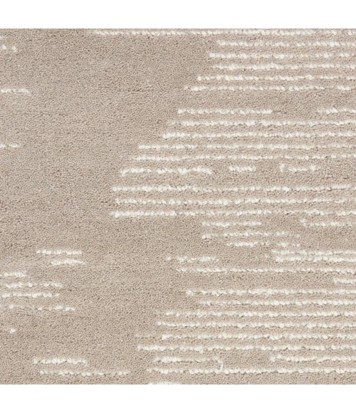 Michael Amini Ma30 Star Area Rug SMR02 Taupe/Ivory 5'3" x 7'3"