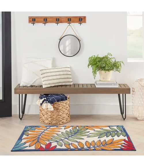 Nourison Aloha Area Rug ALH18 Multicolor 3' x 5'