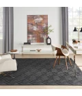 Nourison Versatile Area Rug NRV01 Charcoal/Black
