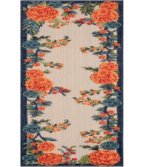 Nourison Aloha Multicolor ALH32 2 ft. X 6 ft. Rectangle Rug