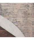 Nourison Rustic Textures Area Rug RUS05 Beige/Grey 5'3" Round
