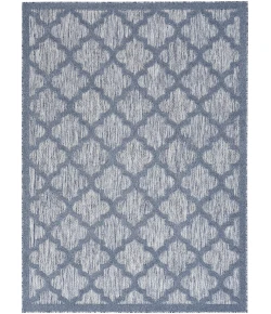 Nourison Home Easy Care NES01 Denim Blue 6 ft. X 9 ft. Area Rug