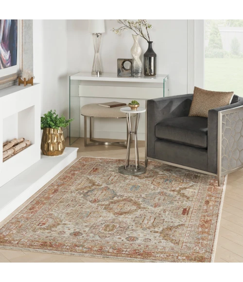Nourison Sahar Ivory Multicolor SHR01 5 ft. X 8 ft. Rect. Rug