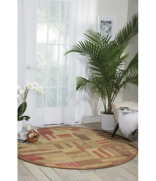 Nourison Somerset Multicolor ST22 5ft.6in. x Round Rug