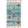 Nourison Nomad Aqua NMD04 2ft.2in. x 4ft. Rect. Rug