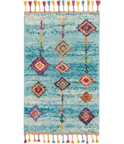 Nourison Nomad Aqua NMD04 2ft.2in. x 4ft. Rect. Rug