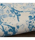 Nourison Jubilant Area Rug JUB12-Ivory/Blue