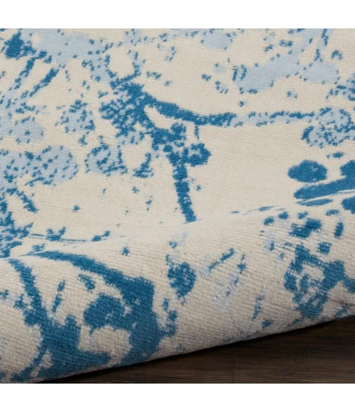 Nourison Jubilant Area Rug JUB12-Ivory/Blue