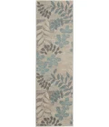 Nourison Tranquil Runner Area Rug TRA01-Ivory/Light Blue