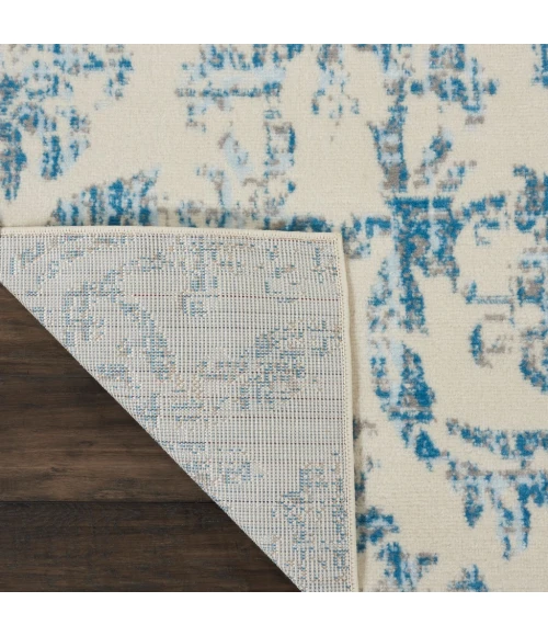 Nourison Jubilant Area Rug JUB09-Ivory Blue