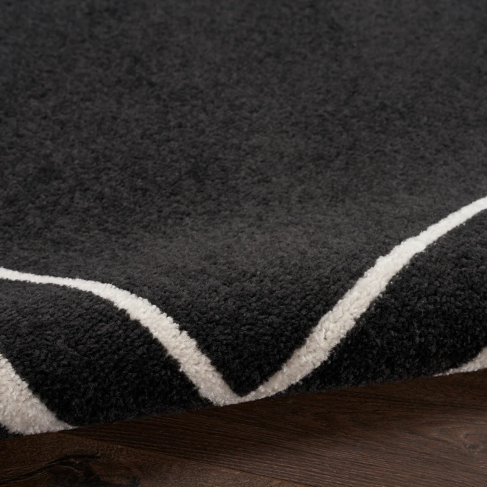 Nourison Nourison Essentials Area Rug NRE02 Black Ivory