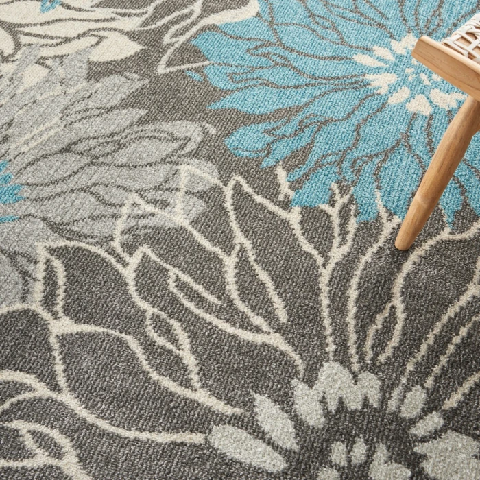 Nourison Passion Area Rug PSN17-Charcoal/Blue