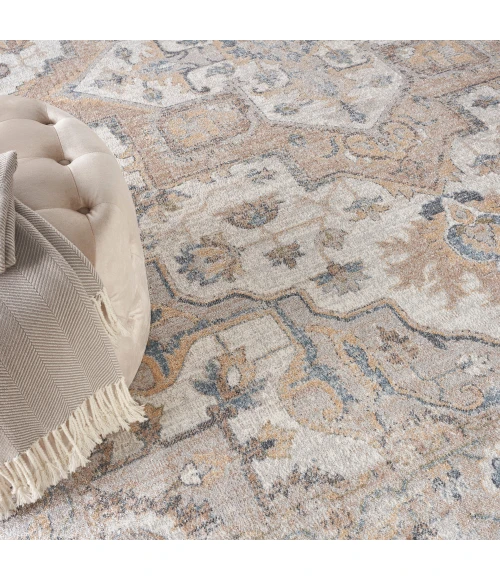 Nourison Astra Machine Washable Area Rug ASW12 Silver Grey