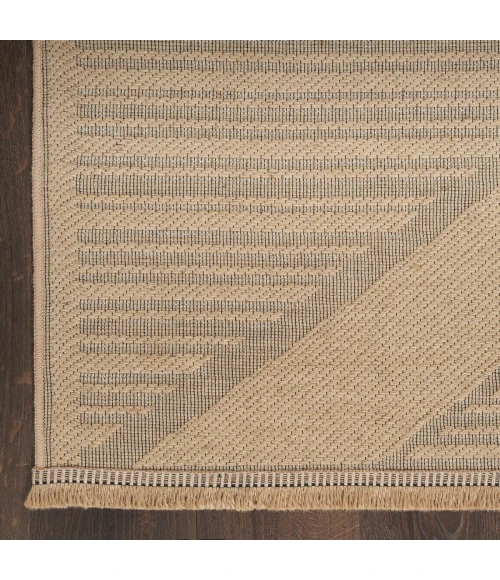 Nourison Washable Jute Natural Beige WSJ01 8 ft. Rect. Rug
