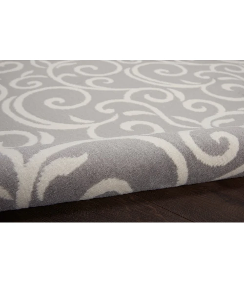 Nourison Grafix Round Area Rug GRF19-Grey