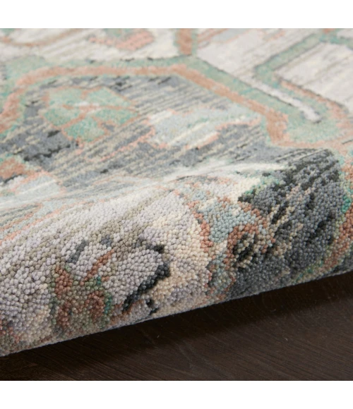 Nourison Parisa Area Rug PSA01 Grey Sage 2'3" x 10'