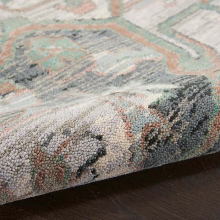 Nourison Parisa Area Rug PSA01 Grey Sage 2'3" x 10'