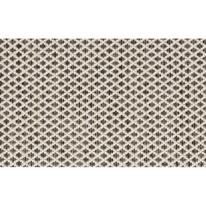 Nourison Courtyard Ivory/Charcoal COU01 6 ft. Square Rug