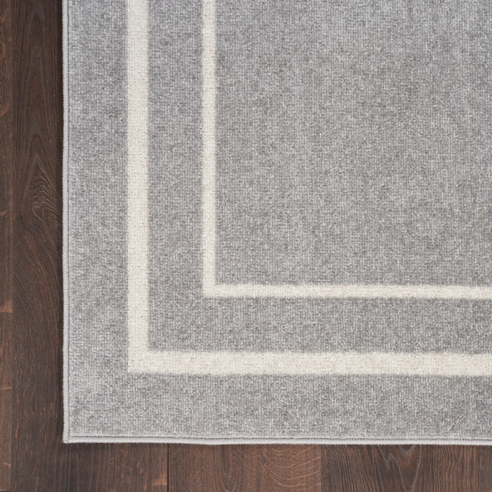 Nourison Nourison Essentials Area Rug NRE02 Grey/Ivory