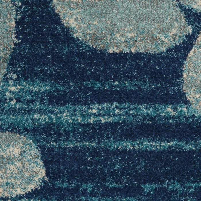 Nourison Tranquil Area Rug TRA01-Navy/Light Blue