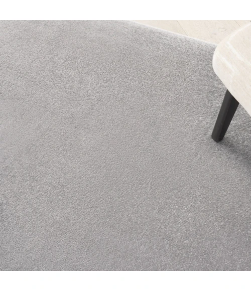 Nourison Essentials Silver Grey Area Rug NRE01-Silver Grey