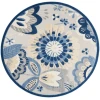 Nourison Home Aloha ALH25 Blue Grey 7 ft. 10 in. Round Area Rug