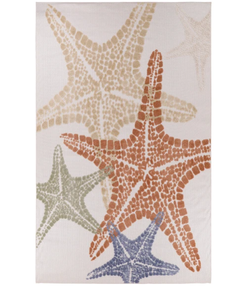 Nourison Aloha Ivory Multicolor ALH28 7 ft. 10 in. X 10 ft. 6 in. Rectangle Rug