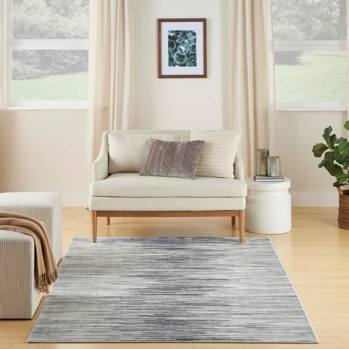 Nourison Home Texture Grey HMT01 8 ft. X 10 ft. Rect. Rug