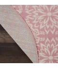 Nourison Jubilant Round Area Rug JUB06-Ivory/Pink