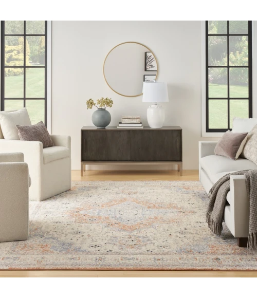 Nourison Nourison Essentials Persian Beige Blue NRE07 8 ft. X 10 ft. Rect. Rug