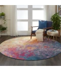 Nourison Passion Round Area Rug PSN10-Sunburst