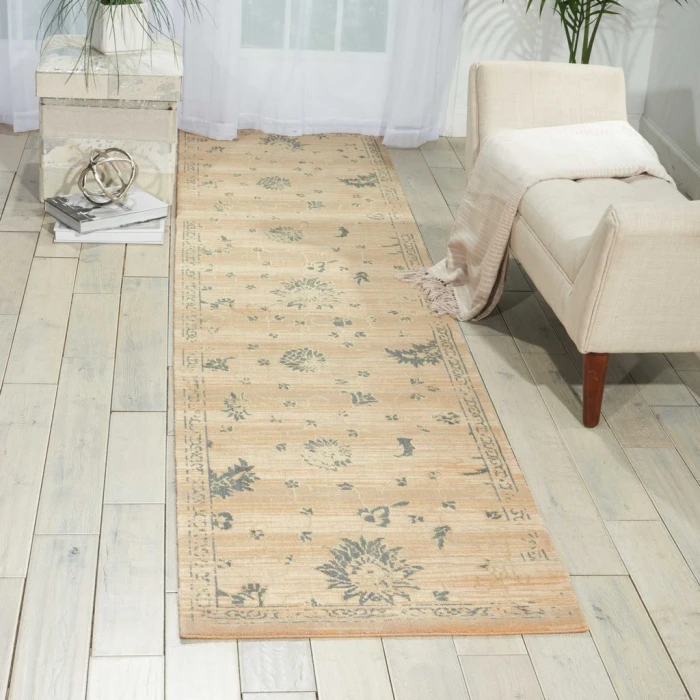 Nourison Silk Elements Runner Area Rug SKE28-Beige