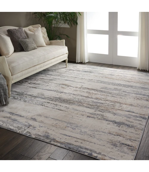 Nourison Rustic Textures Area Rug RUS04-Beige/Grey
