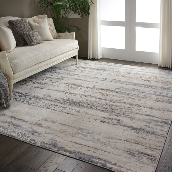 Nourison Rustic Textures Area Rug RUS04-Beige/Grey