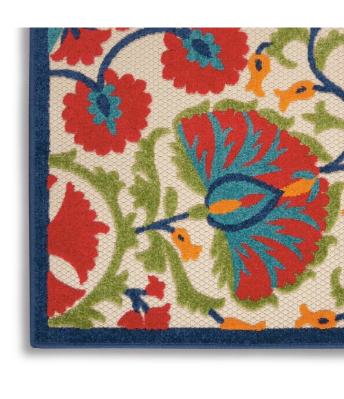 Nourison Aloha Area Rug ALH20-Red/Multi