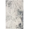 Nourison Home Astra Machine Washable ASW14 Silver Blue 7 ft. 10 in. X 10 ft. Area Rug