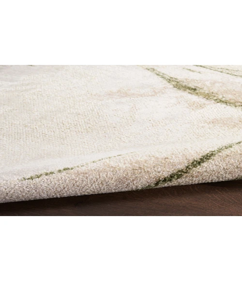 Nourison Astra Machine Washable Beige Green ASW14 7 ft. 10 in. X 10 ft. Rectangle Rug