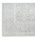 Nourison Astra Machine Washable Light Grey ASW11 2 ft. 2 in. X 8 ft. Rect. Rug