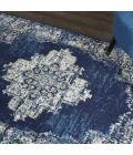 Nourison Grafix Area Rug GRF14-Navy Blue